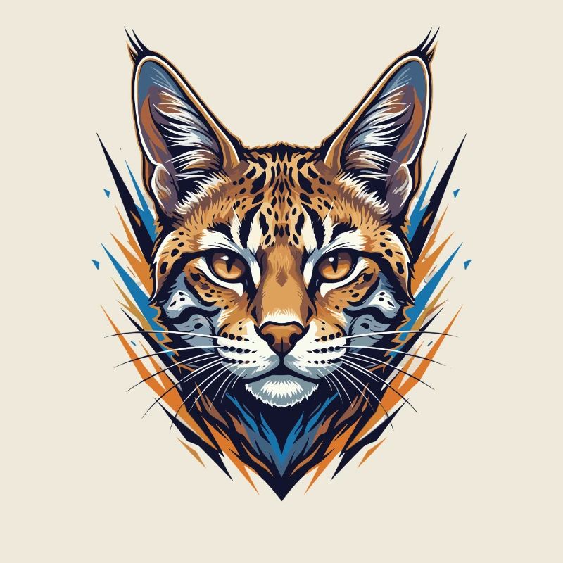 Wildcat dans le style néon