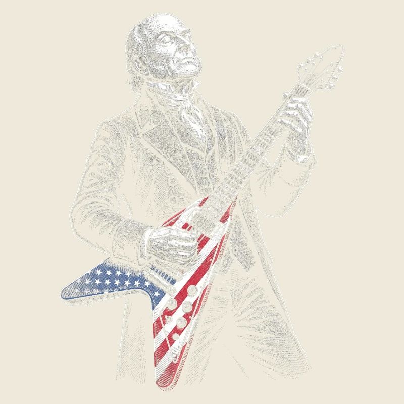 John Quincy Adams, guitariste de drapeau