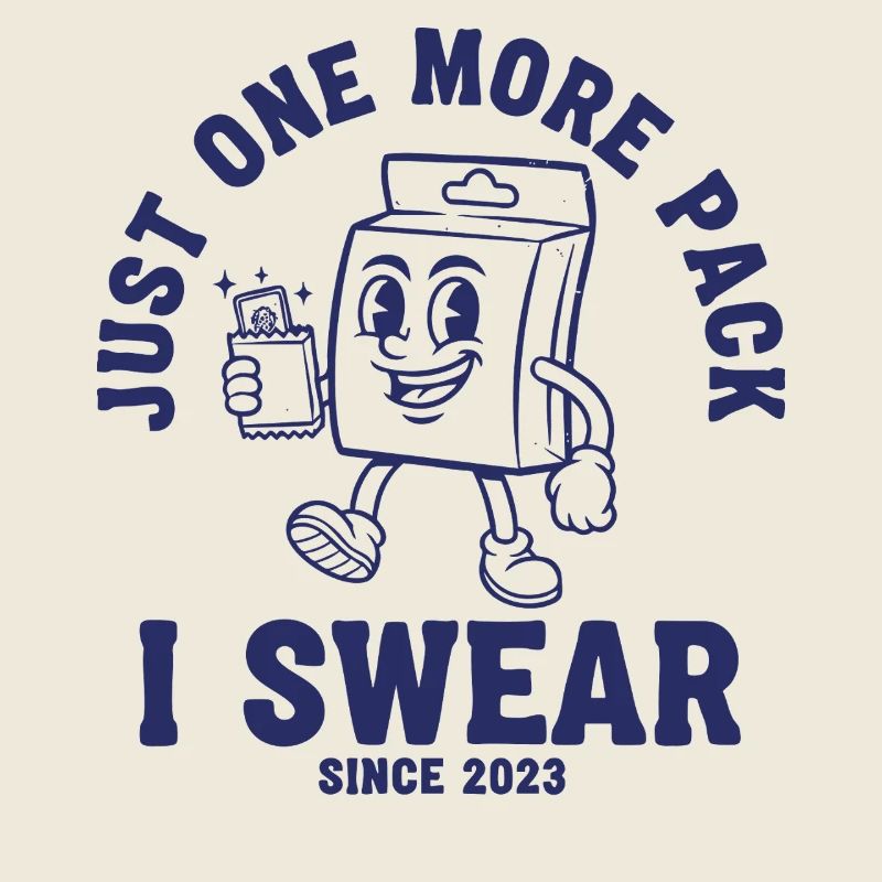 Nur noch ein Pack, ich schwöre, Sammelkarte