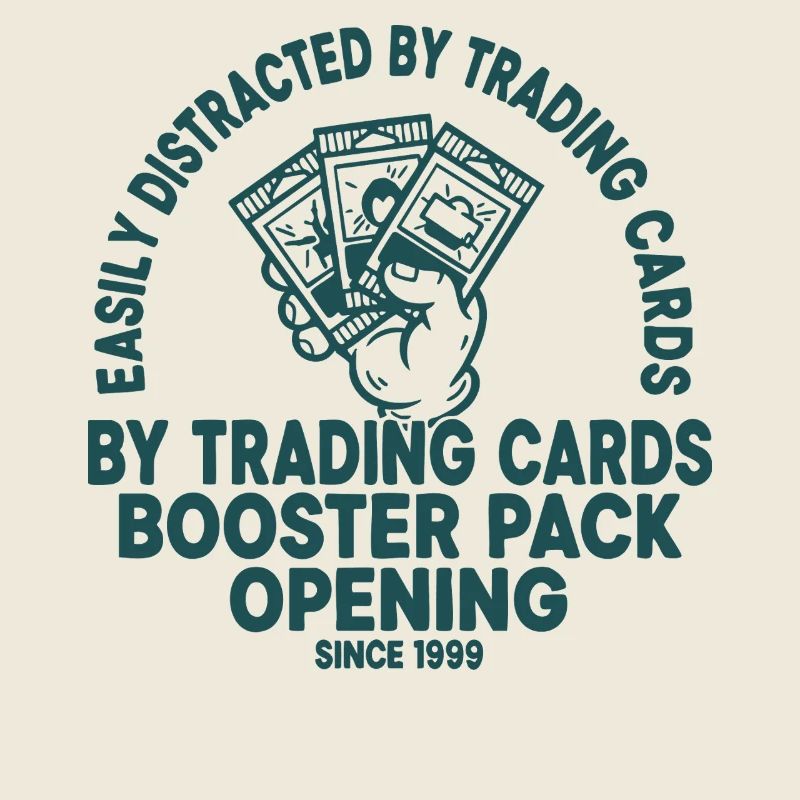 Easily Distracted By Trading Cards Booster Pack