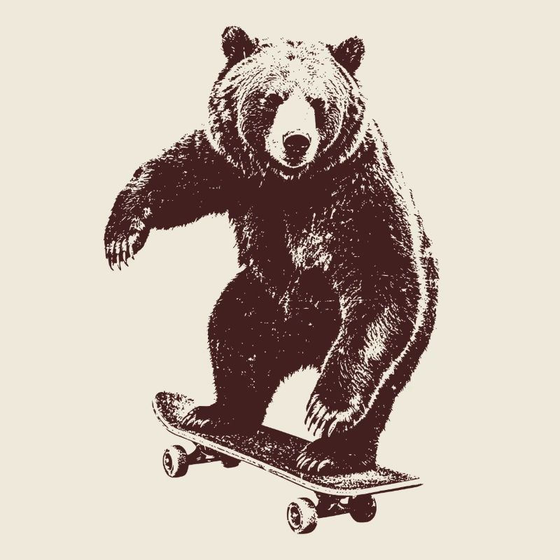 Skating Bär