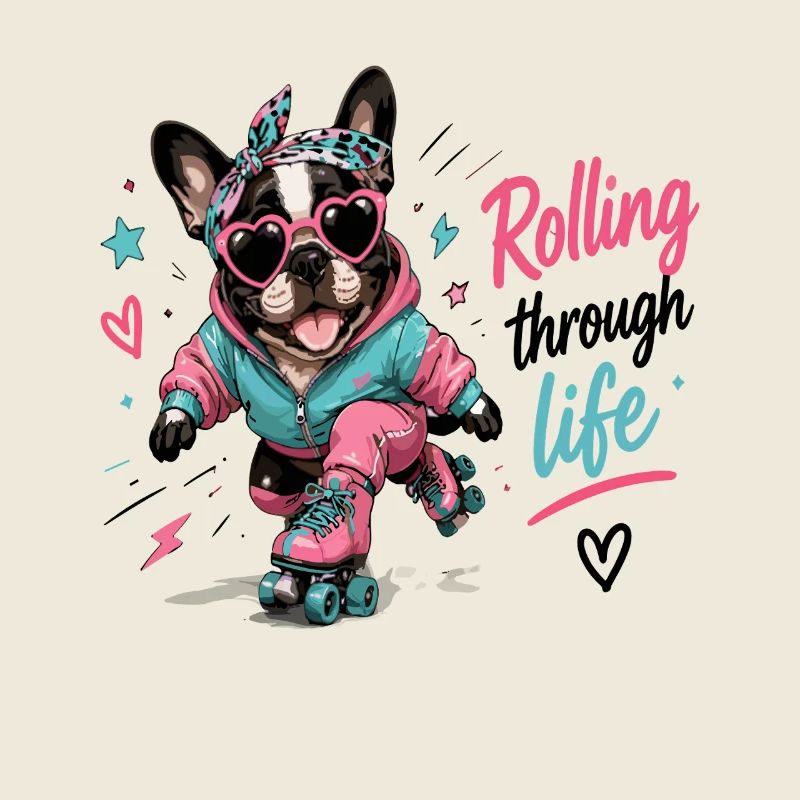 Rollender Hund – Lebensfreude
