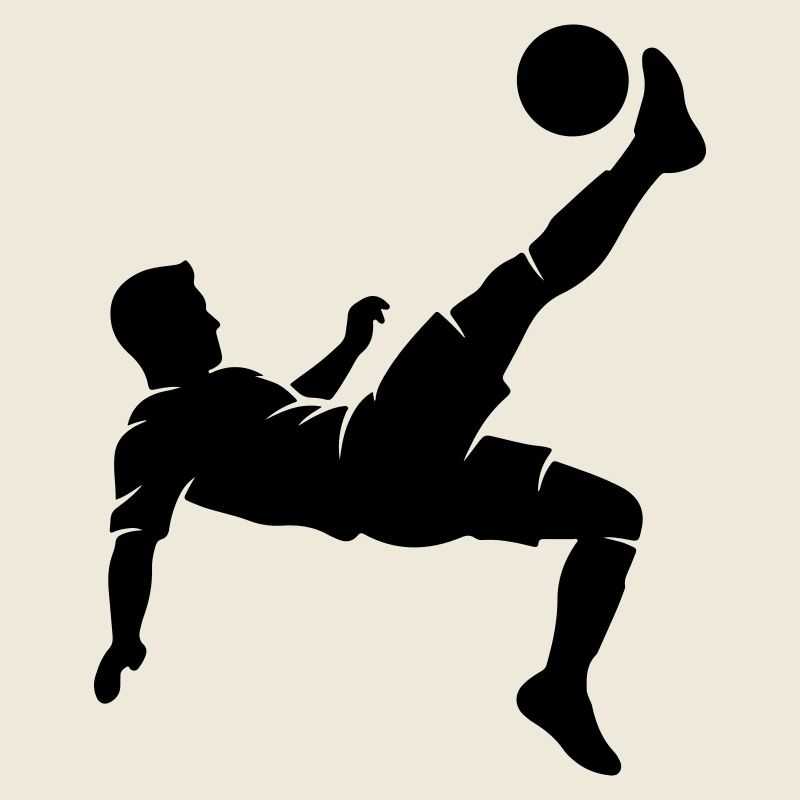 Fussballer Fallrückzieher