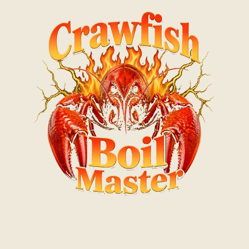 Crawfish Boil Master Lustige Männer Crawfish