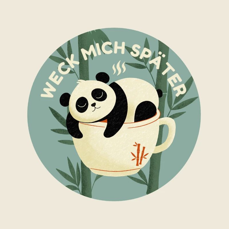 Verträumter Panda