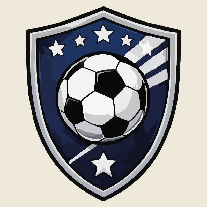 Soccer Shield Crest
