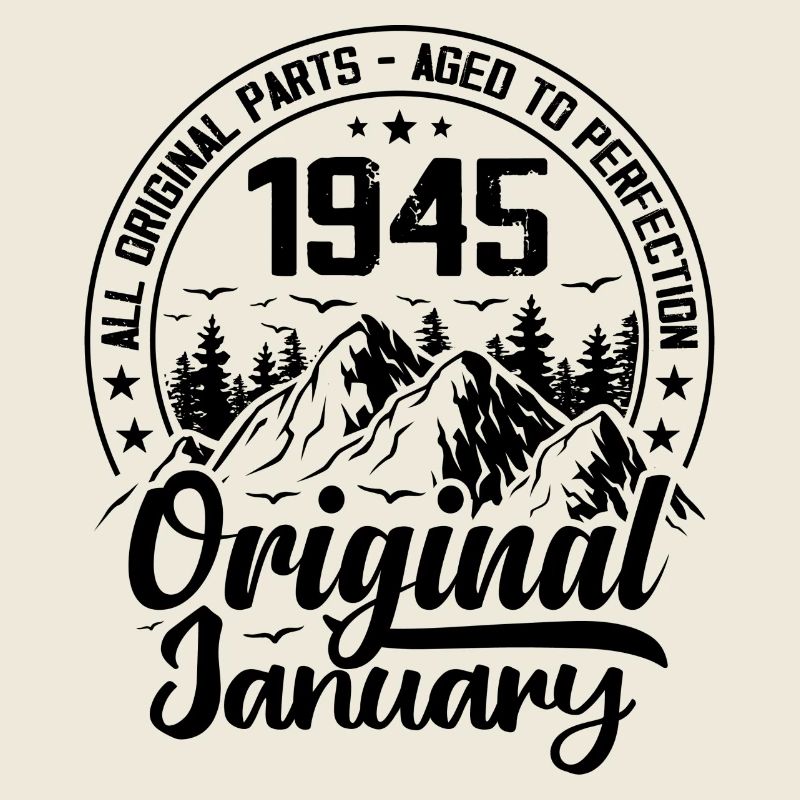 1945 January Original 79 Years Anniversary Gift