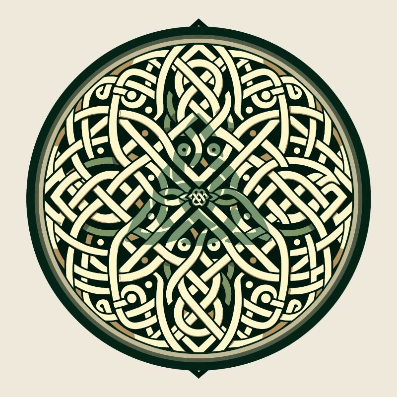 Entrelacs celtiques éternels Mandala Art 3