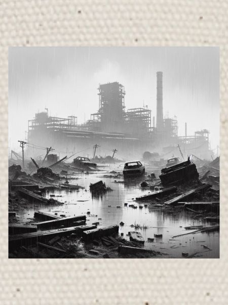 Rainy landscape