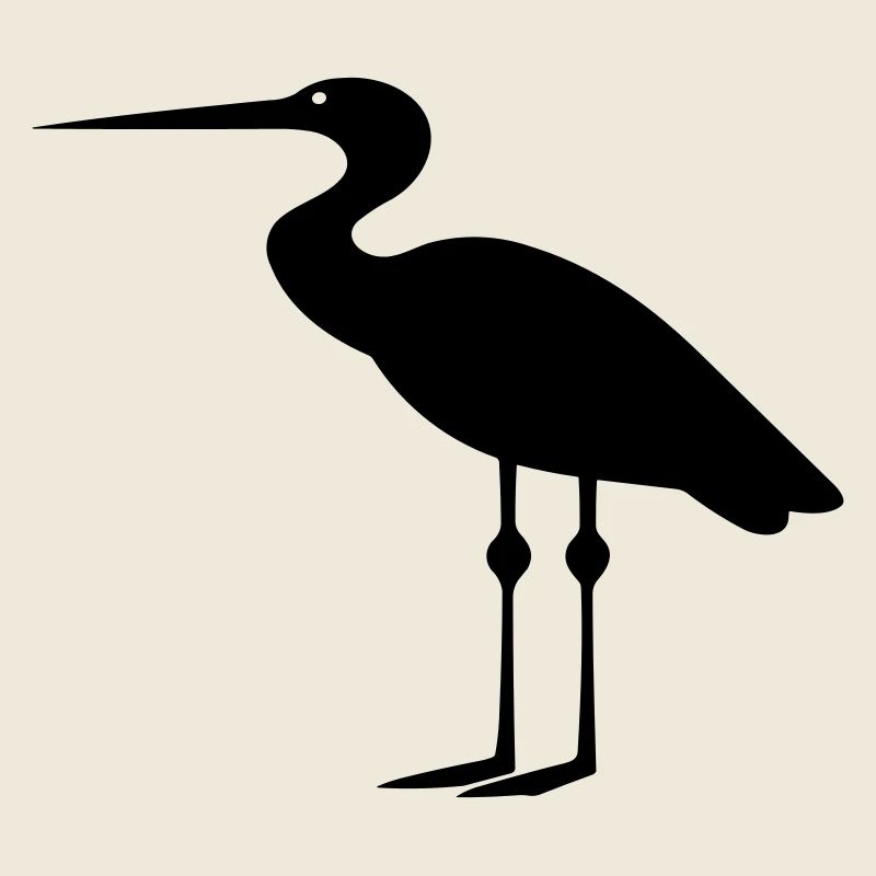 Simple petite cigogne