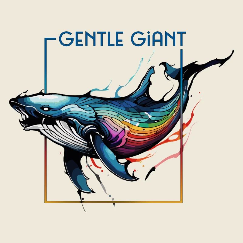 Strahlender Regenbogenwal - Der sanfte Riese