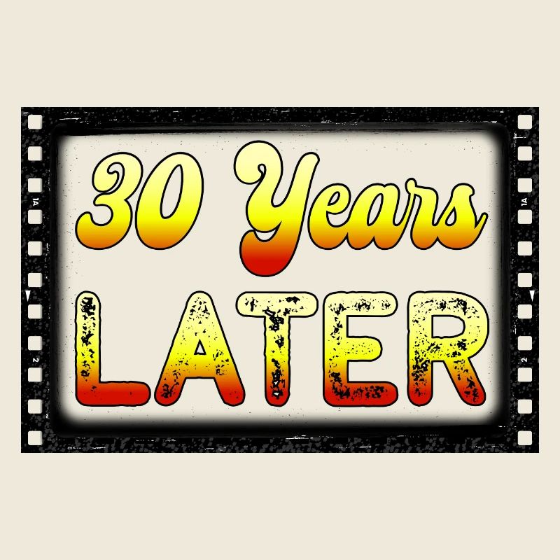 30 years later Geburtstag Geschenk