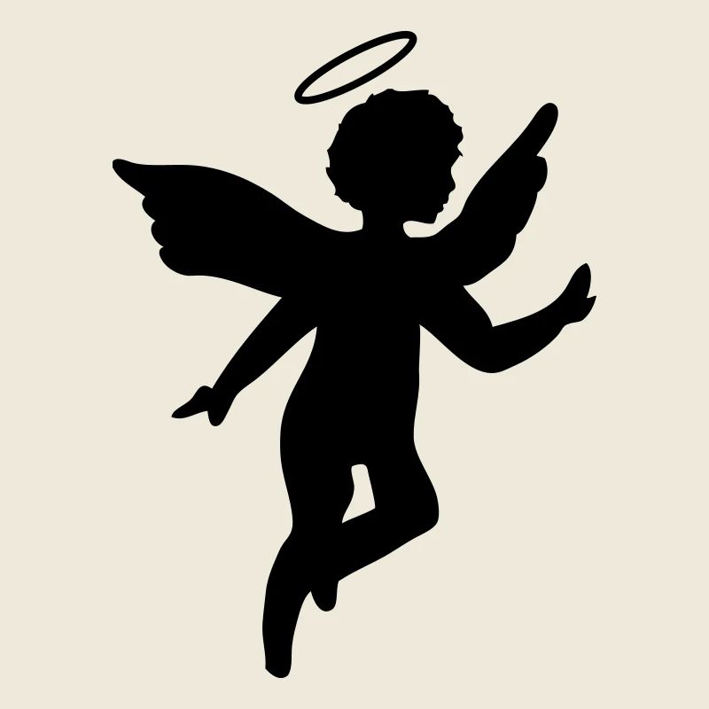 Petit ange avec une auréole