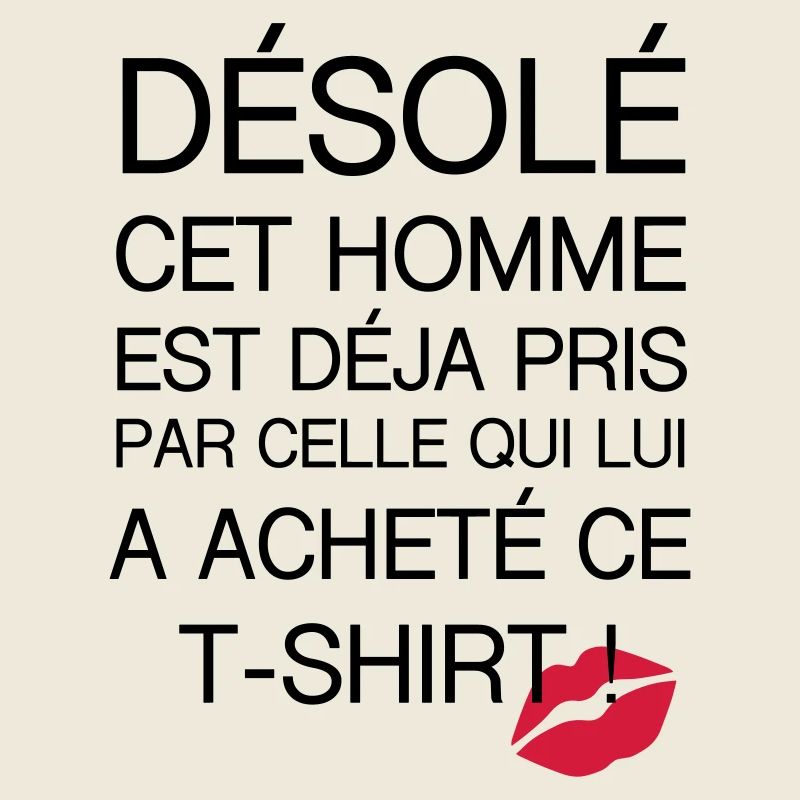 Désolé Homme pris