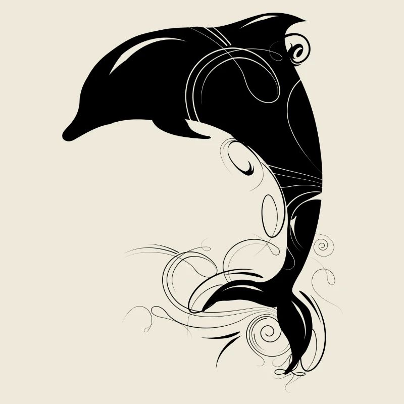 springender Delfin