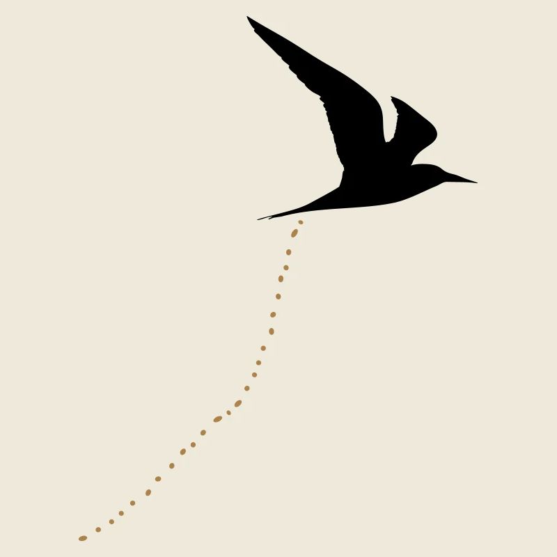 Kackvogel oiseaux merde oiseau merde 2c