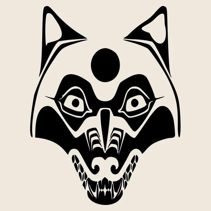 loup - masque-lune