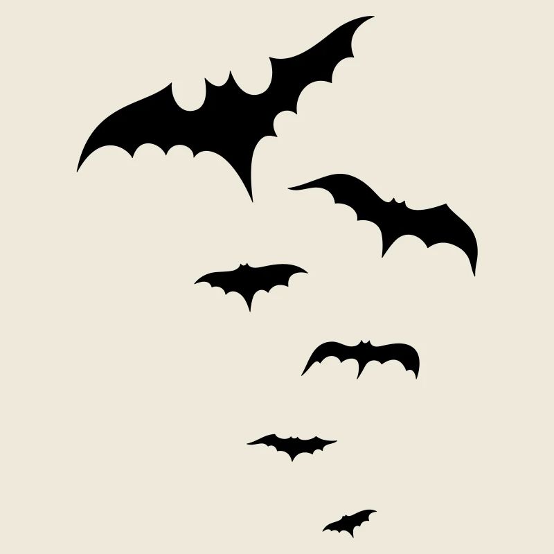 Halloween Fledermäuse, bats