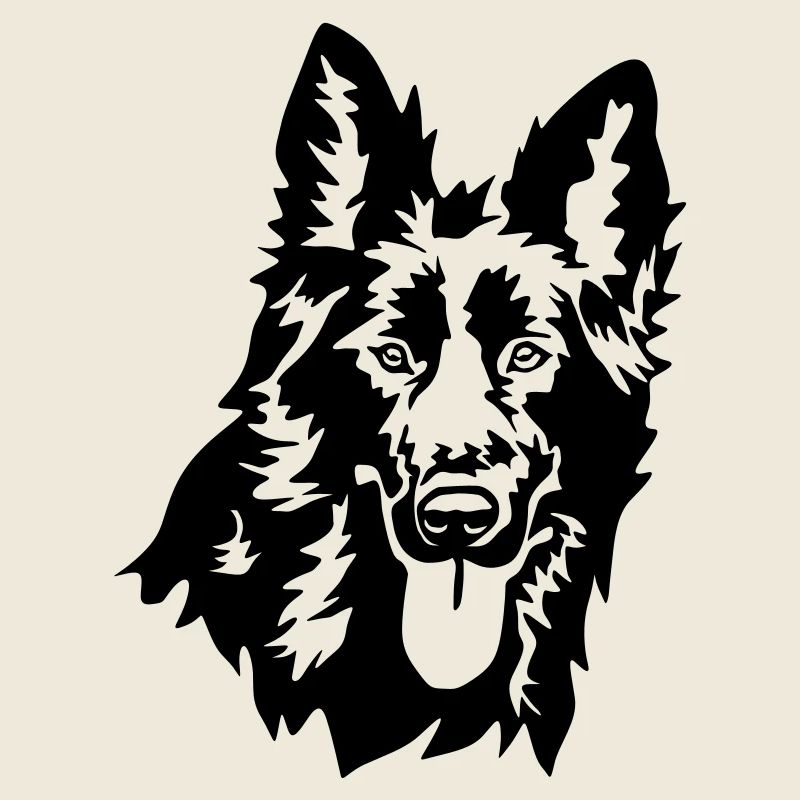Deutscher Schäferhund Kopf