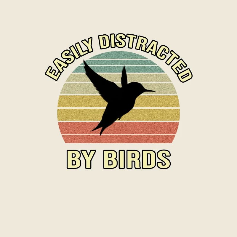 Facilement distrait par les oiseaux