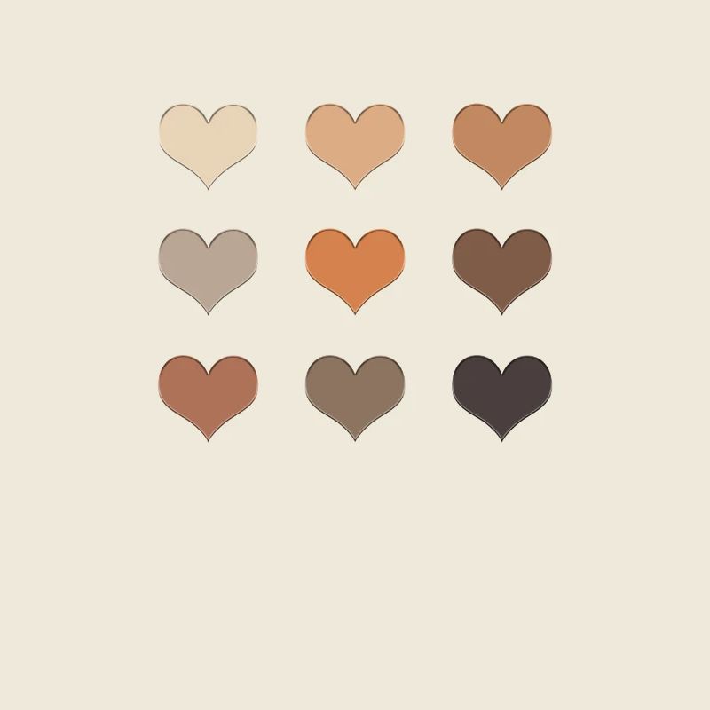 Earthy Nine Hearts