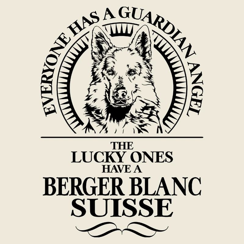 BERGER BLANC SUISSE Guardian Angel Saying Wilsigns