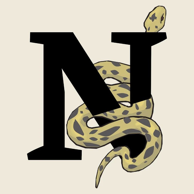 Lettre n serpent