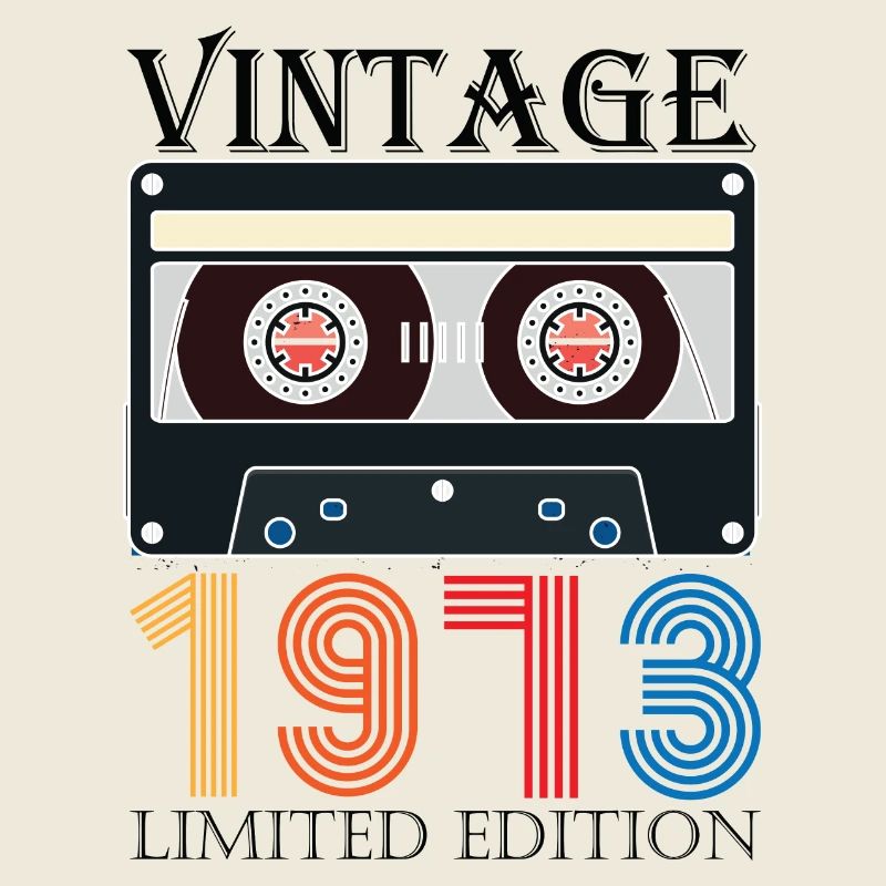 1973 Vintage Jubiläum Retro Limitierte Auflage