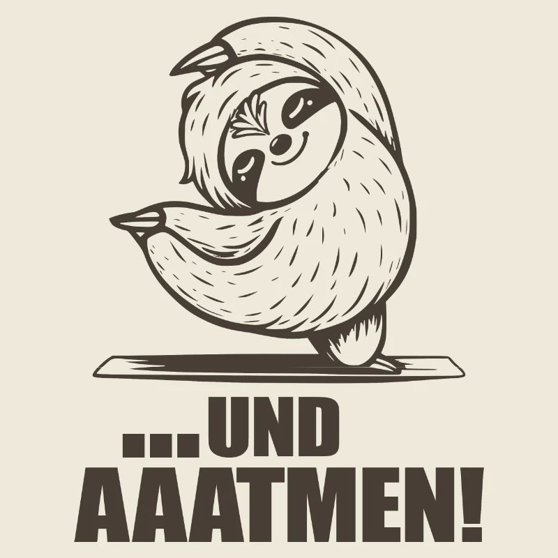Faultier Lustiger Spruch Atmen