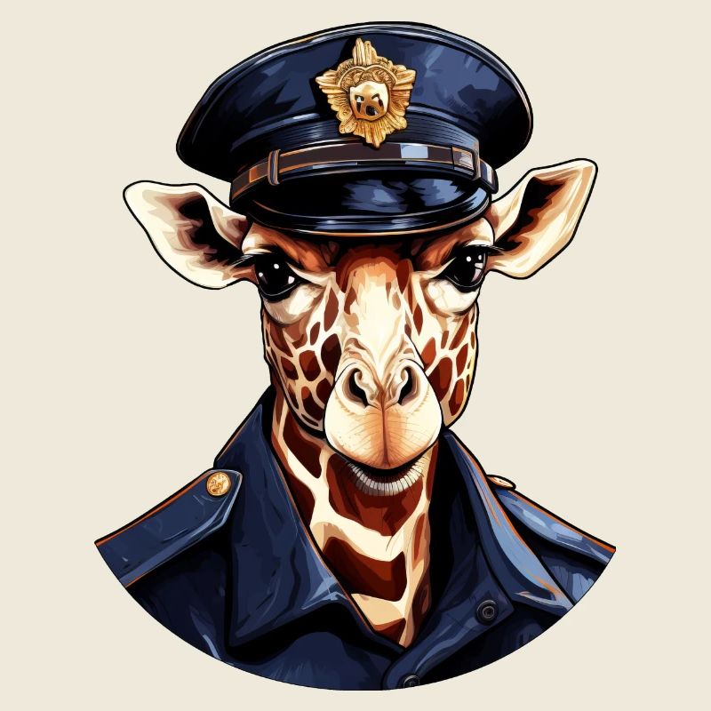 Girafe Policier