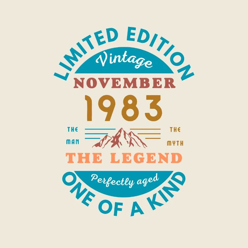 November 1983 Geburtstag Limitierte Auflage