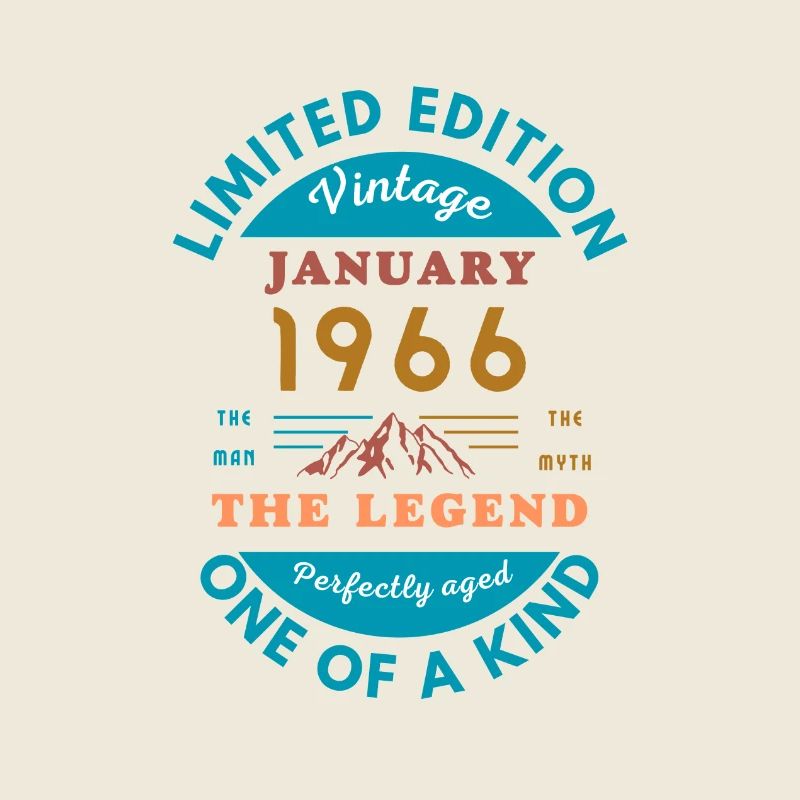 January 1966 Anniversaire Édition Limitée