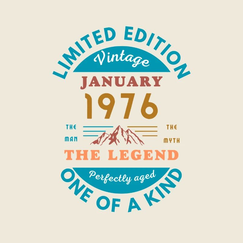 Januar 1976 Jubiläum Limitierte Auflage
