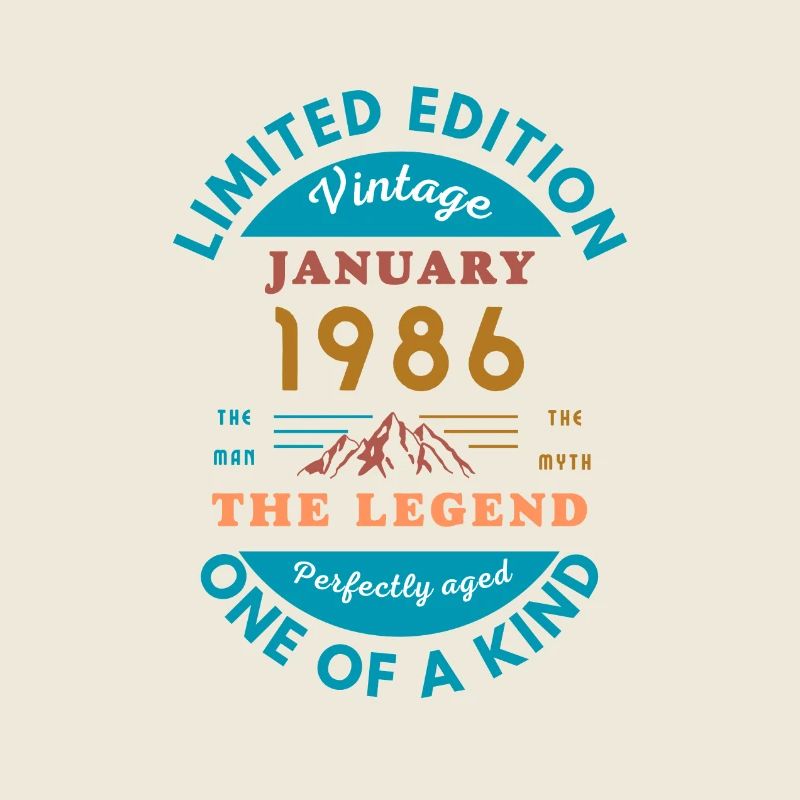 Januar 1986 Jubiläum Limitierte Auflage