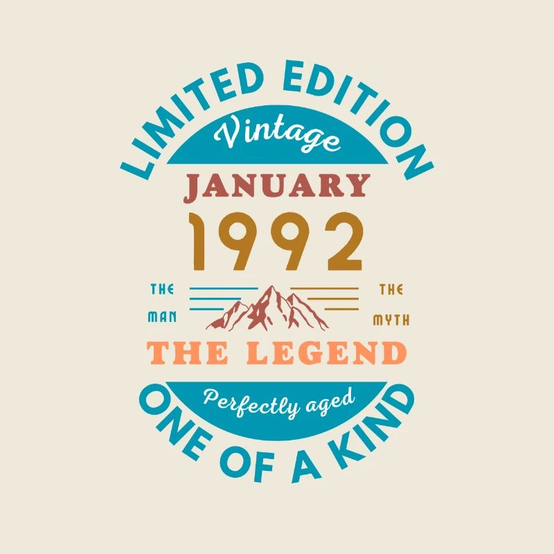 January 1992 Anniversaire Édition Limitée