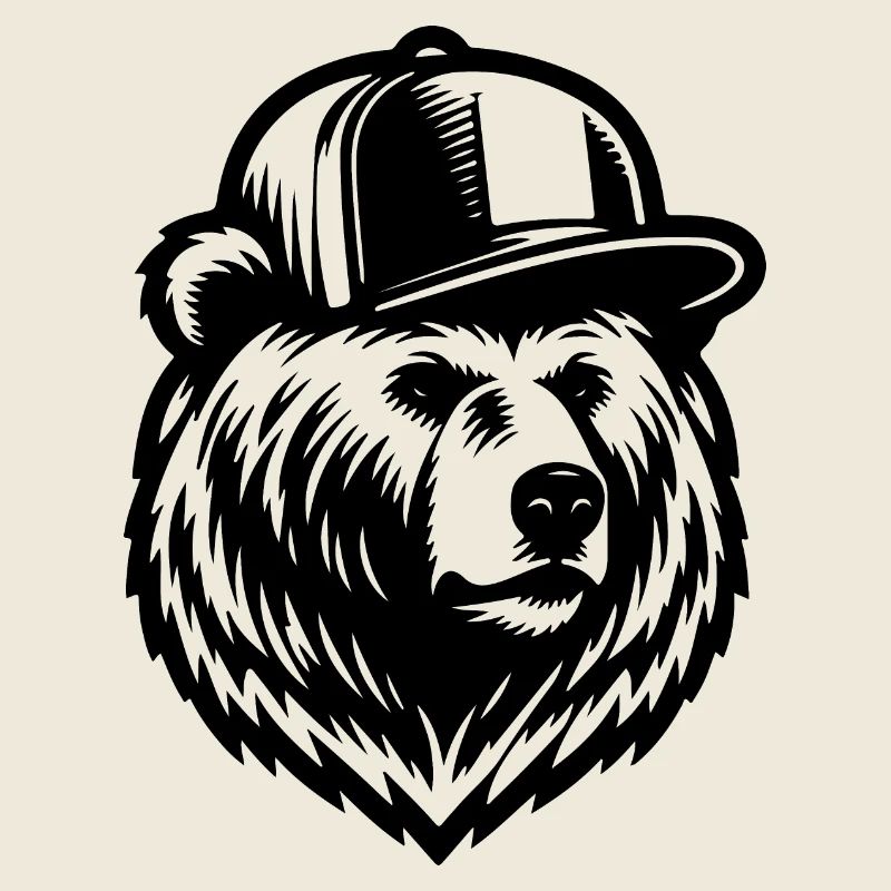 Cool Grizzly (Schwarz)