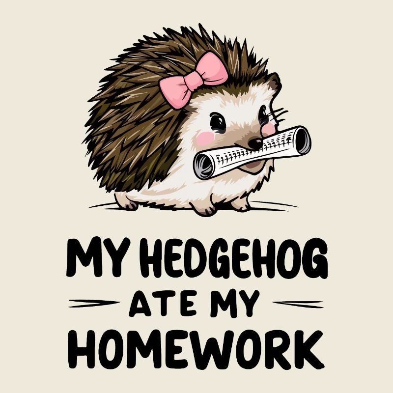 My hedgehog ate my homework