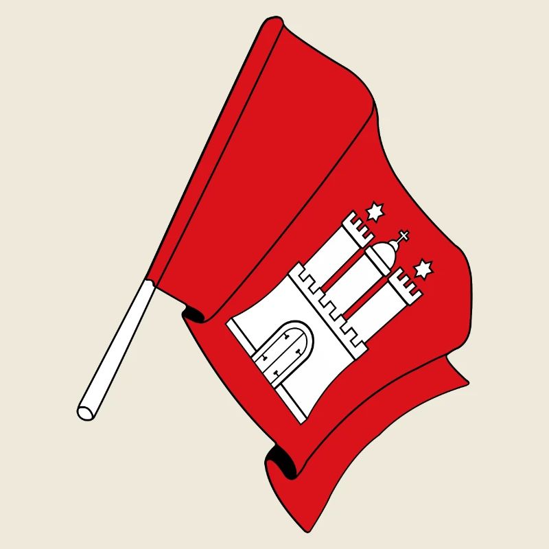 Drapeau Hambourg