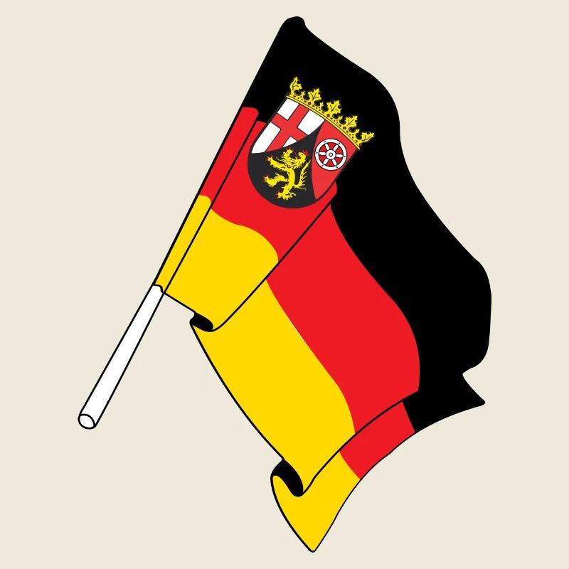 Drapeau Rhénanie-Palatinat
