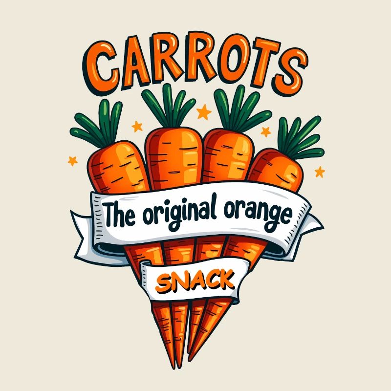CAROTTES L’ORIGINAL SNACK À L’ORANGE, DRÔLE DE VÉGÉTALIEN