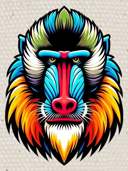 Singe mandrill