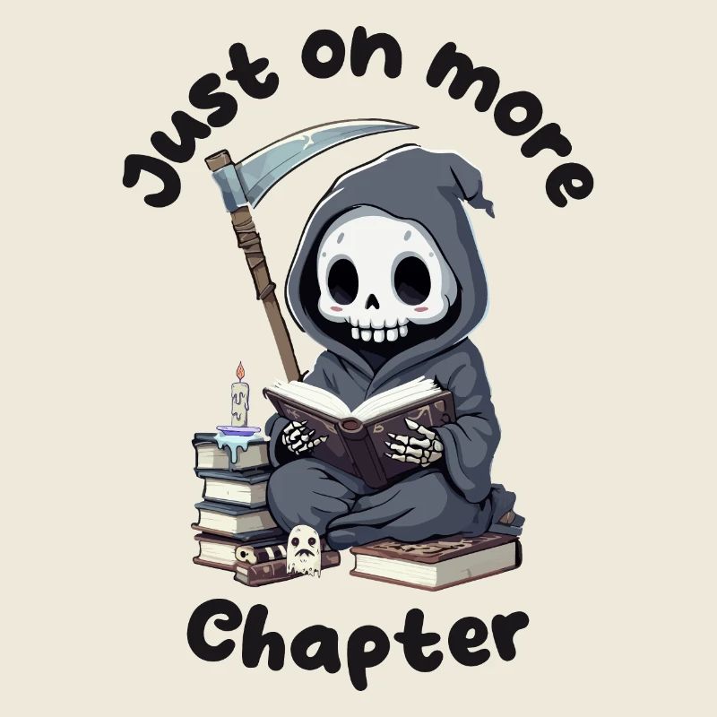 Cute Grim Reaper, Just One More Chapter Halloween