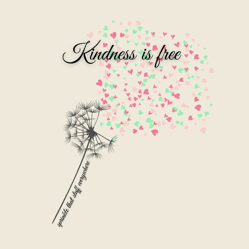 Spread kindness, like confetti