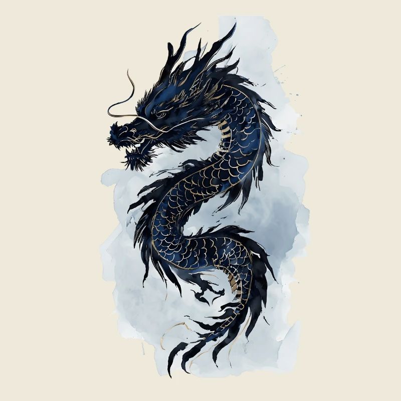 Cadeau de la mythologie de la Chine du dragon