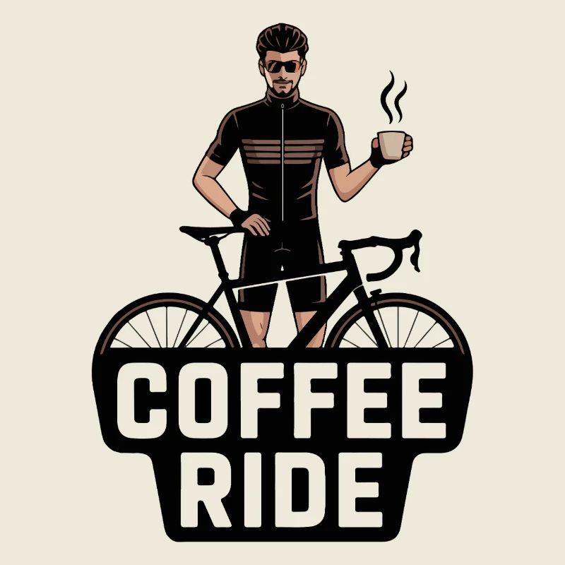 Coffee Ride – emblem for cycling fans