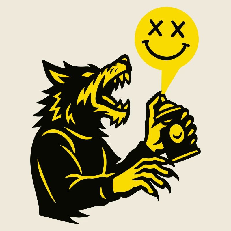 Des graffitis de loup-garou éclaboussent la lune !