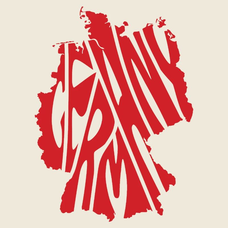 Carte rétro de l’Allemagne