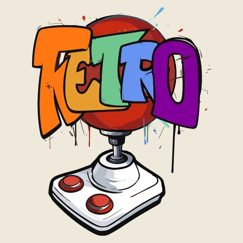 Design néon de jeu rétro
