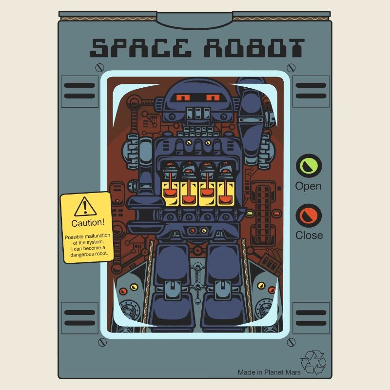 Robot spatial jouet.