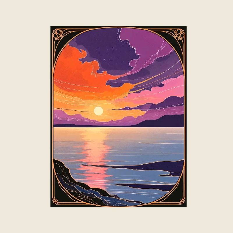 Bewitching Coastal Sunset